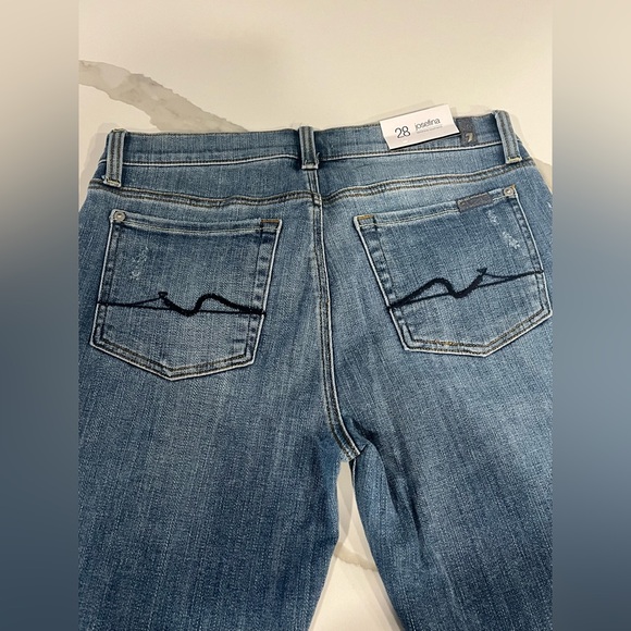 NWT 7 For All Mankind Josefina Boyfriend Jean - Picture 7 of 10